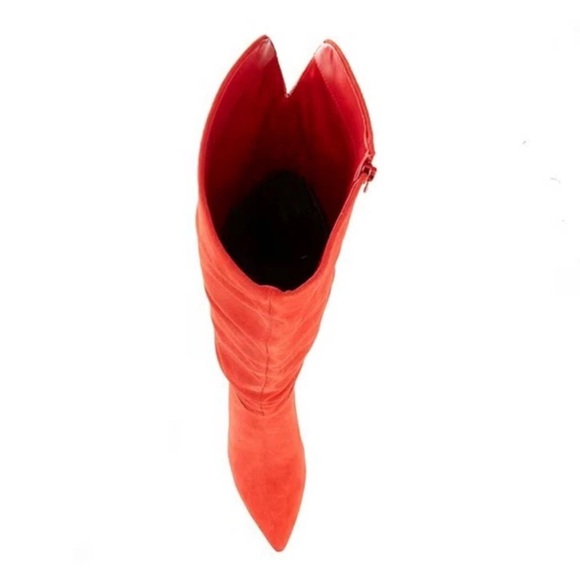 Gianni BiniRyder Suede Slouchy Kitten Heel Tall Boots size 5.5 (G) - Picture 3 of 8